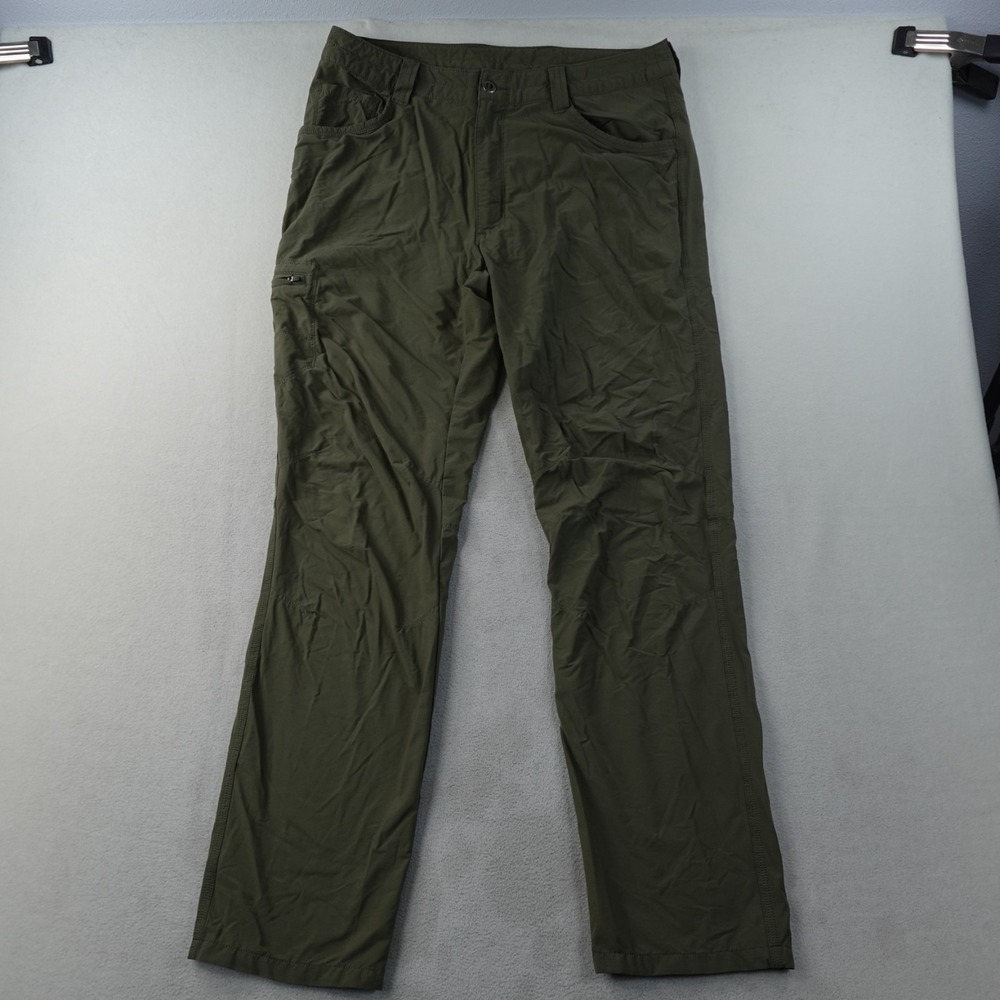 Patagonia Quandary Pants Mens 35 Green Cargo Stretch Hiking Outdoor Trail